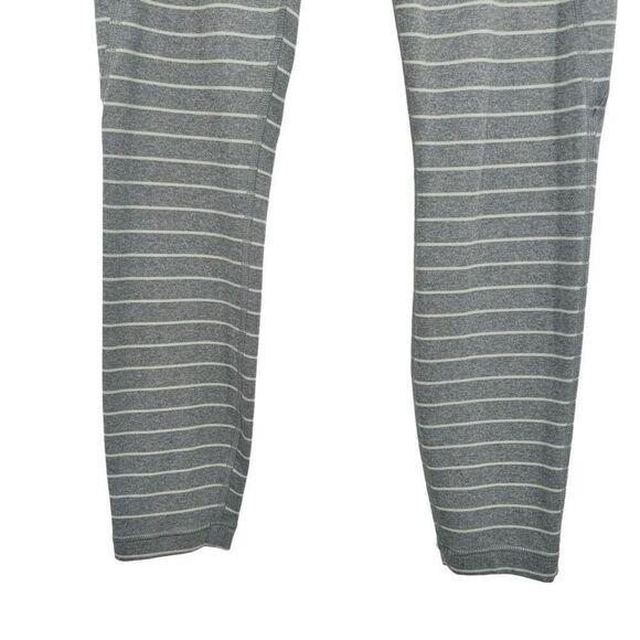 Athleta Leggings Gray White Striped Size XS - Picture 4 of 7